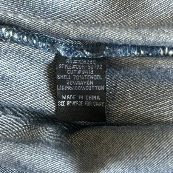 Velvet Heart Blue Denim Midi Dress - Picture 10 of 11